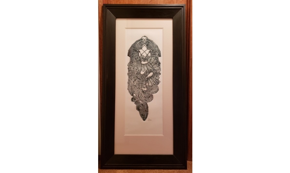 Big image fish bonz by mitch rolicek 28 x 55