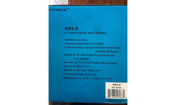 Big image speaker info