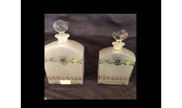 Big image frosted decantors