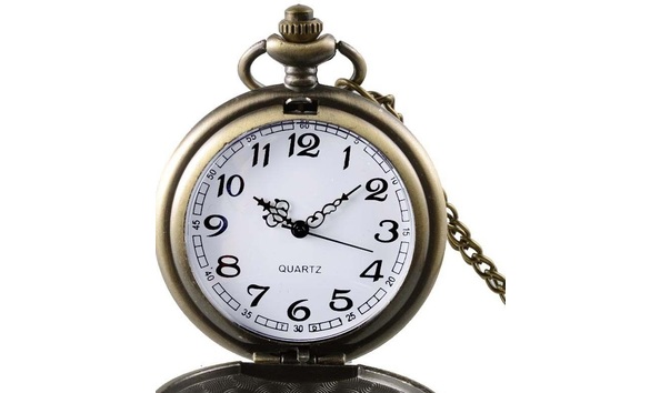 Big image star trek bronze pocket watch   face 1