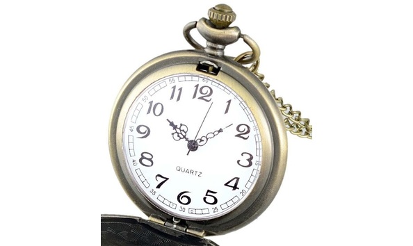 Big image star trek black.bronze pocket watch   face