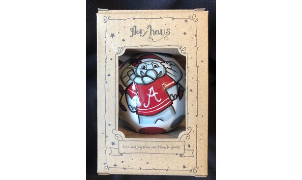 Big image alabama elephant ball ornament w