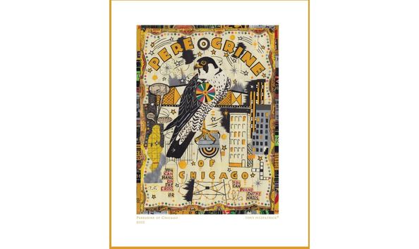 Big image peregrine of chicago   tony fitzpatrick poster