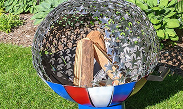 Big image fire sphere