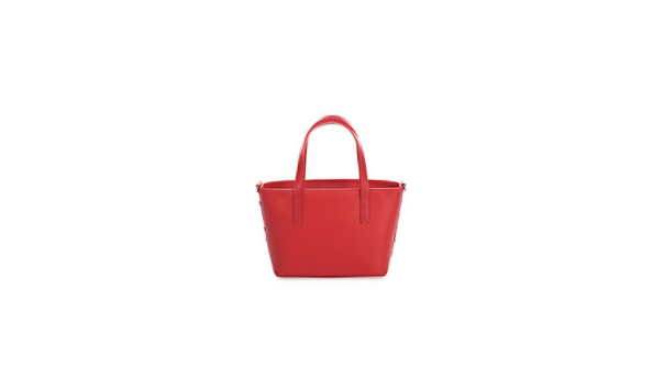 Big image red leather bag
