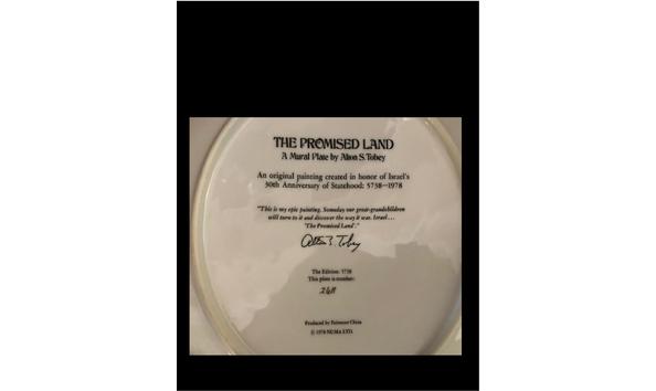 Big image the promised land plate back