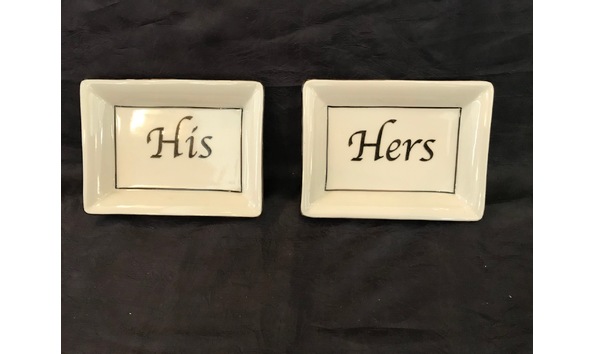 Big image his and hers soap dish