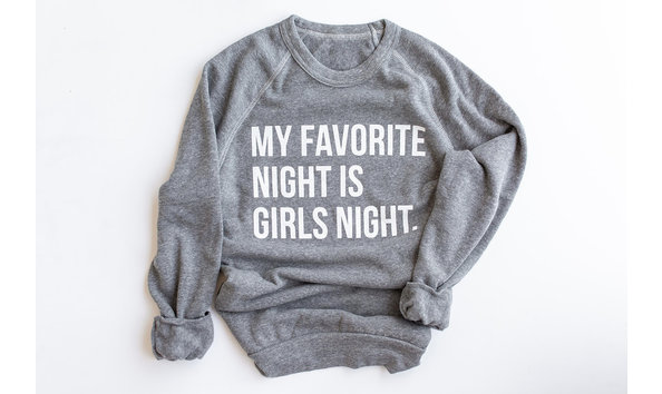 Big image girls night sweatshirt