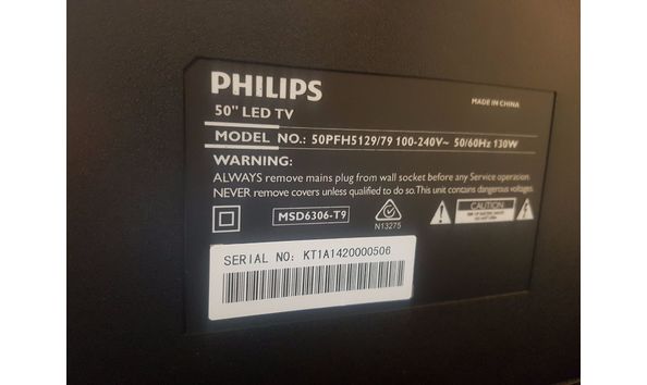 Big image phillips 50pfh5129 tv on stand 2