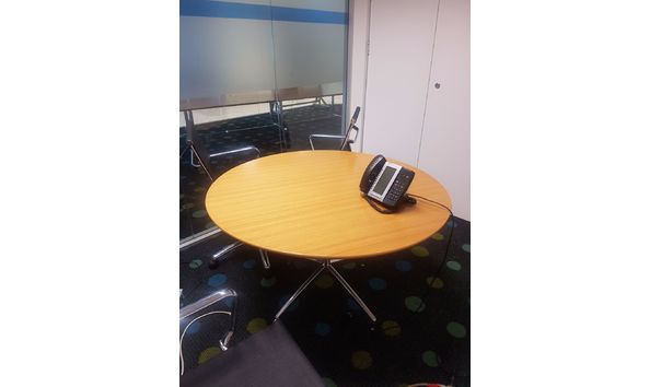 Big image round meeting table 4 seat