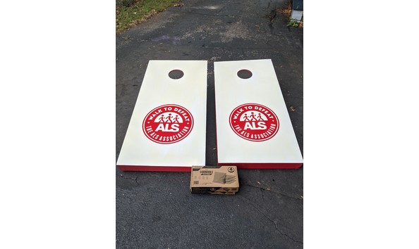 Big image team bill cornhole set