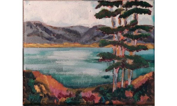 Big image pines over the sea 1 of 2