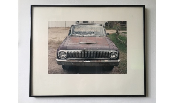 Big image art ford pink car