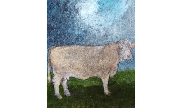 Big image berry cow 20x20