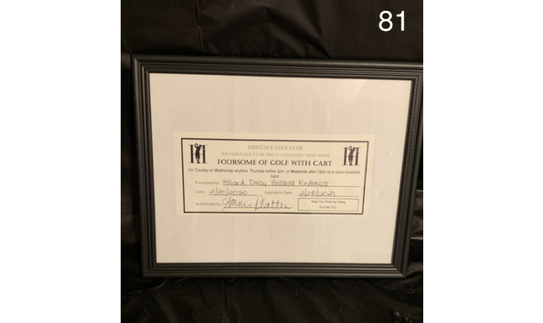 Big image 81   heritage golf club foursome with cart