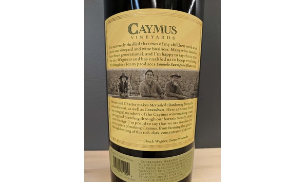 Big image caymus closeupback