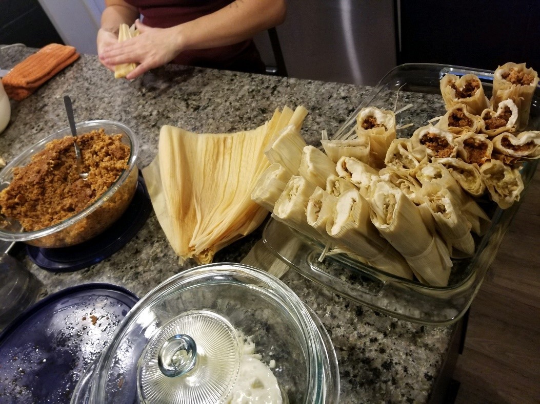 Two dozen homemade tamales for the holiday season!