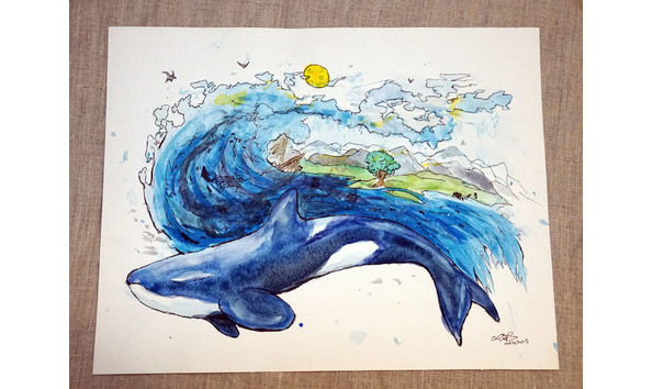 Big image sea to sky painting