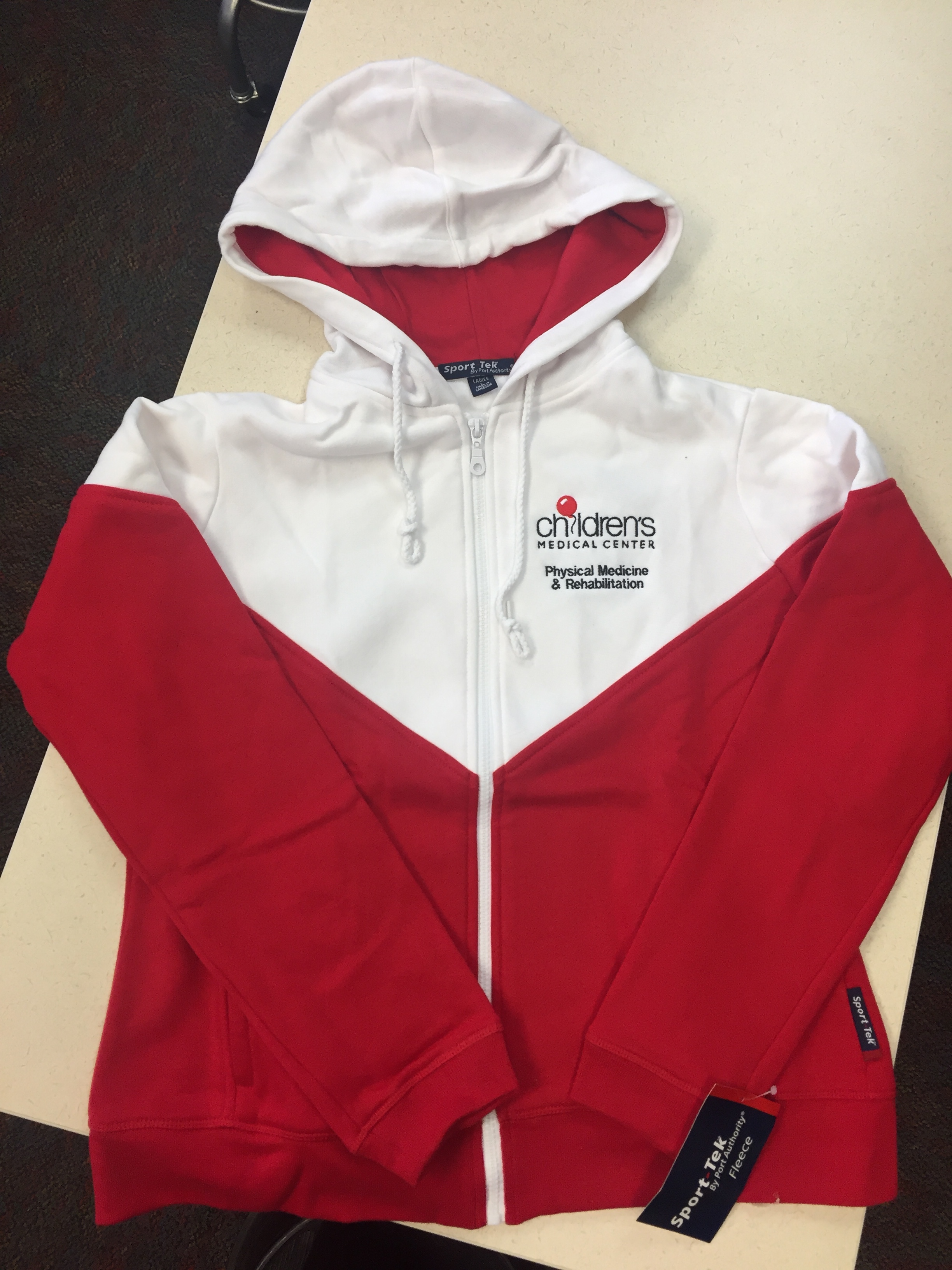 Sport Tek Ladies Large by Port Authority Fleece Hoodie