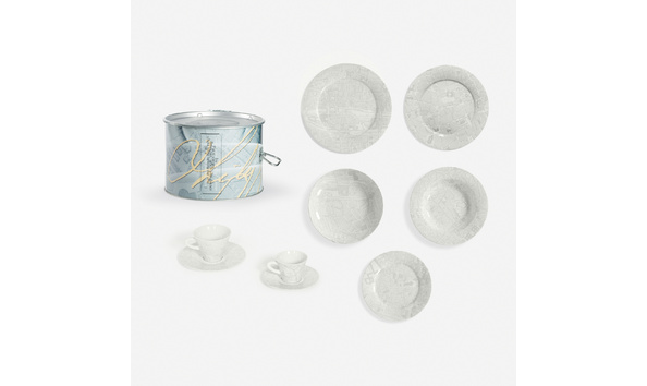 Big image 918 1 the four seasons july 2016 philip johnson silver cities tableware from the four seasons complete service for two  wright auction