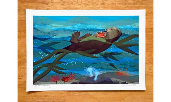 Big image a sea otter success story signed