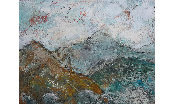 Big image mountains close crop