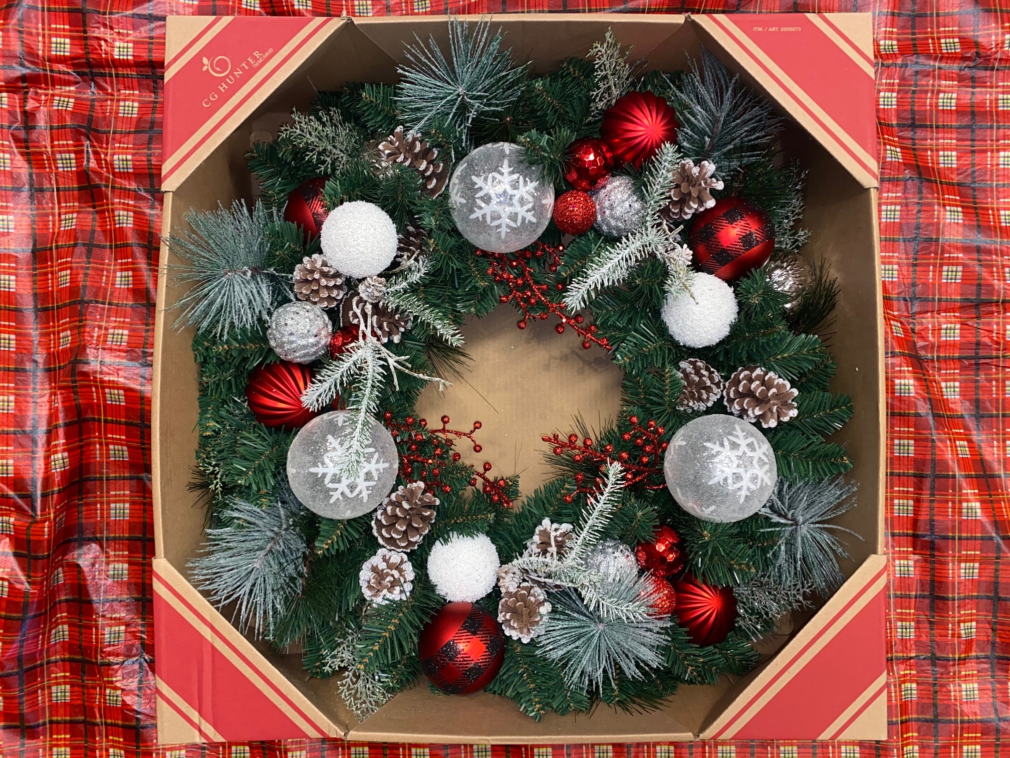 Holiday Wreath from Costco