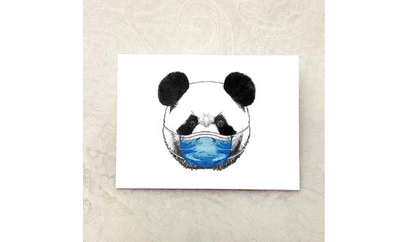 Big image covid mask panda