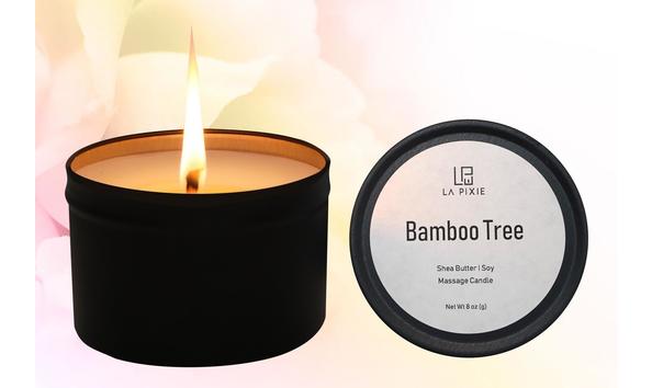 Big image bamboo tree candle