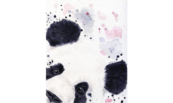 Big image peekaboo panda