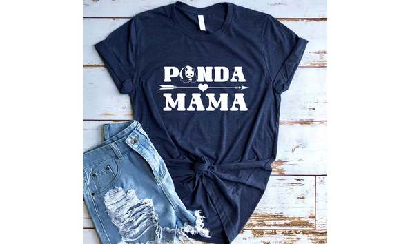 Big image panda mama shirt