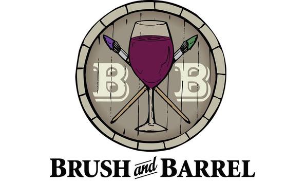 Big image brush and barrel logo