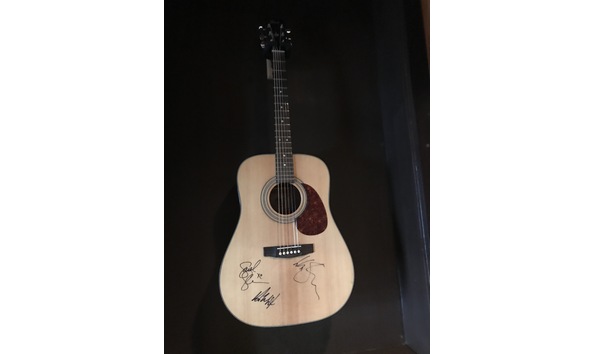 Big image autographed guitar