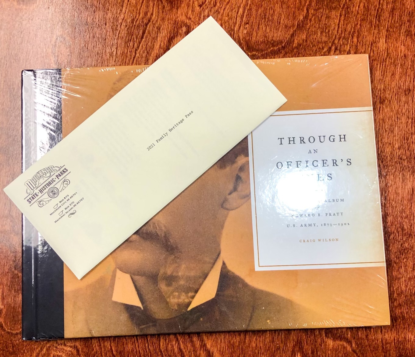 Mackinac Island State Park Family Heritage Pass with book Through an