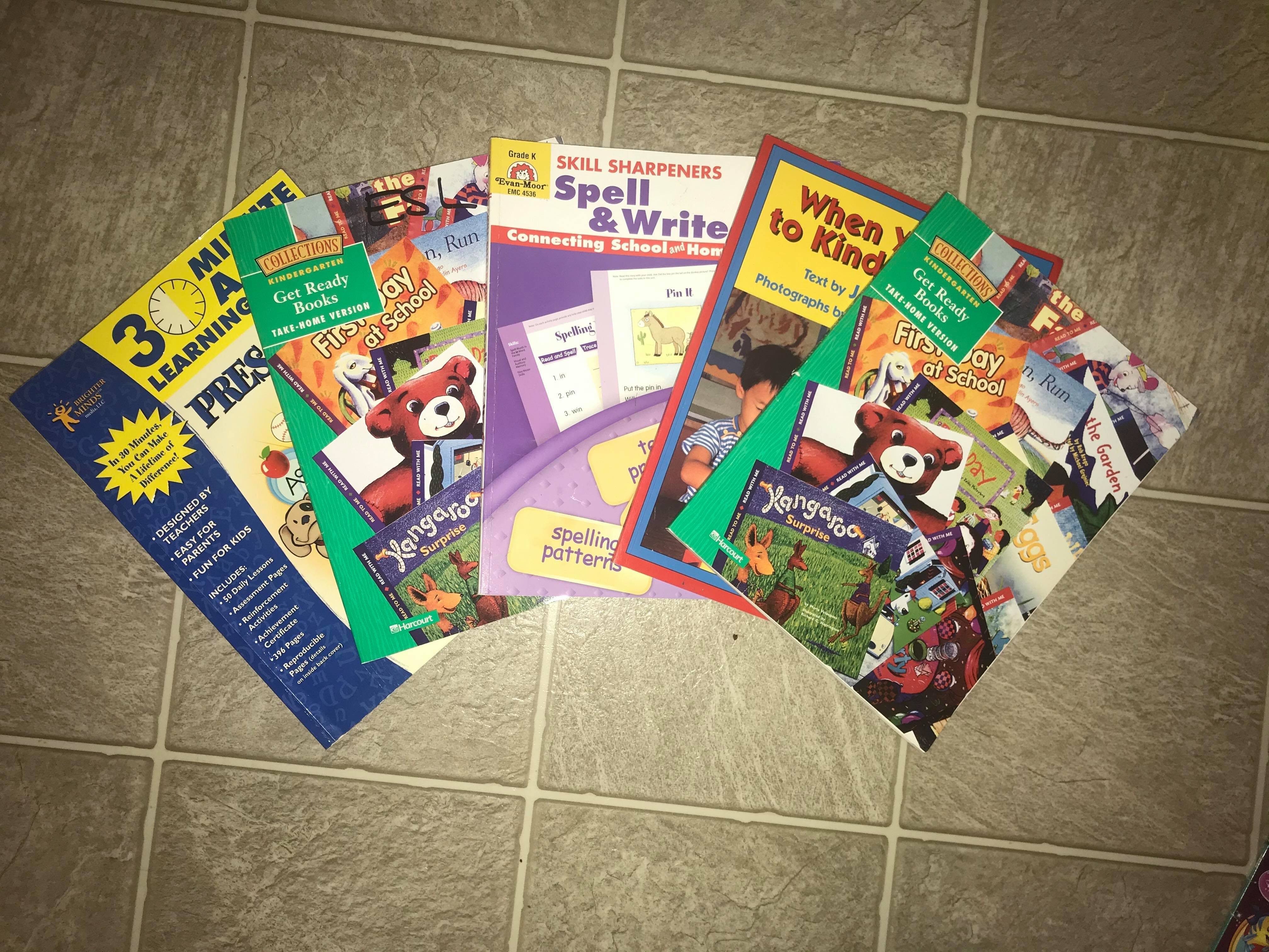 Preschool/Kindergarten Educational Learning Books