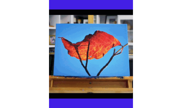 Big image  30 flyer fall leaf giclee