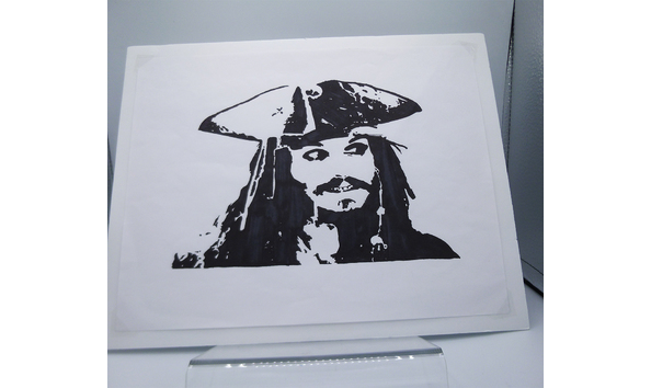 Big image 201911art008   captain jack sparrow illustration