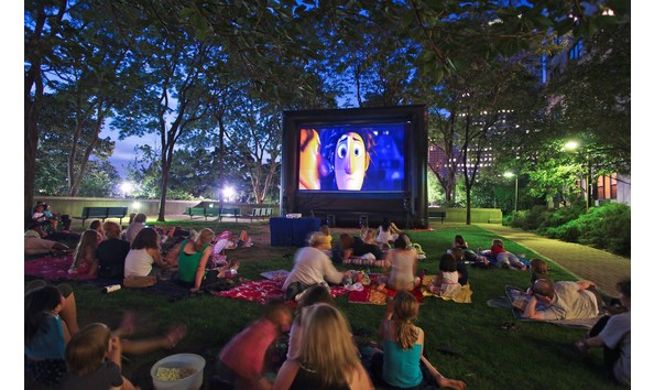 Big image movies outdoors