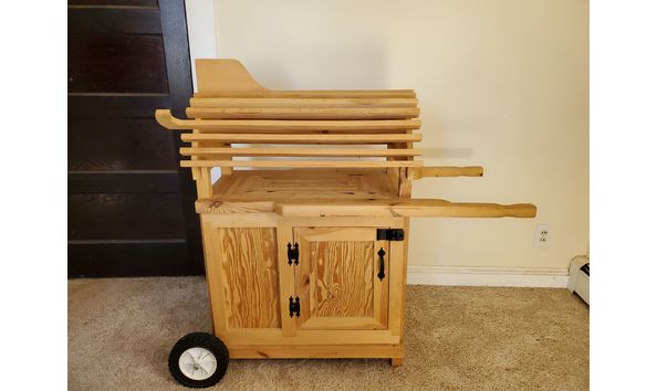 Big image side of tack stand