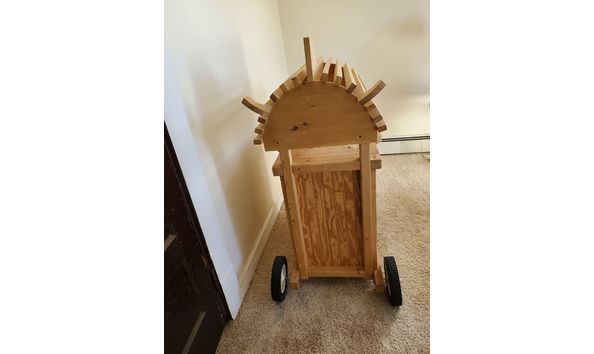 Big image front of tack stand