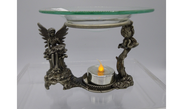 Big image 202008decor001   pewter fairy tea light oil warmer