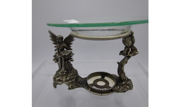 Big image 202008decor001 3   pewter fairy tea light oil warmer