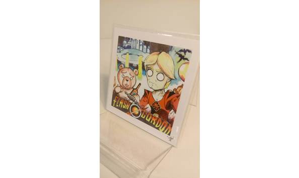 Big image 201810art003 flash gordon ted bear signed matt hintz1122201602e