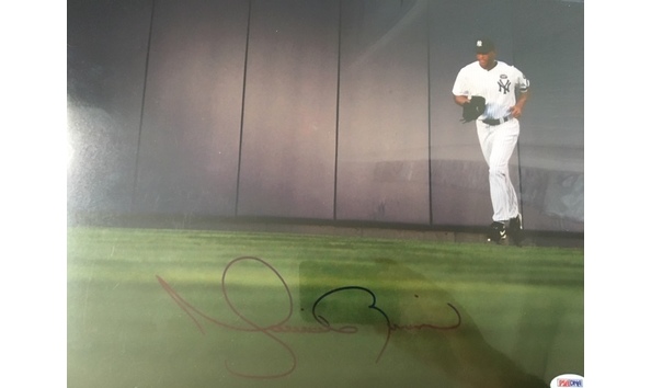 Big image mariano rivera autographed entering the game from bullpen