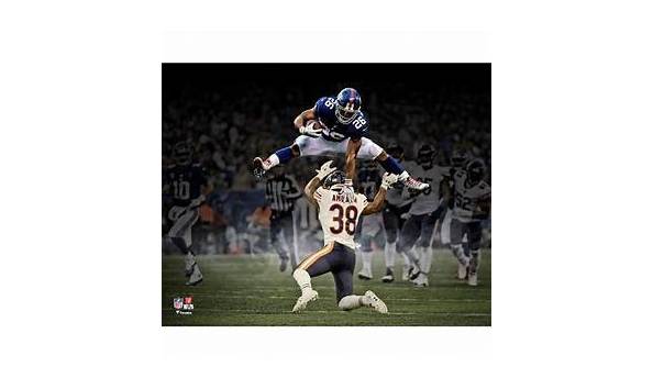 Big image saquon barkley autographed leap photo