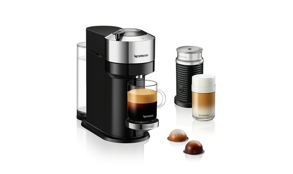 Big image nespresso vertuo next coffee maker  with aeroccino frother