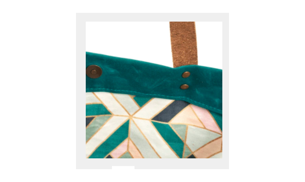 Big image big image teal bag inside