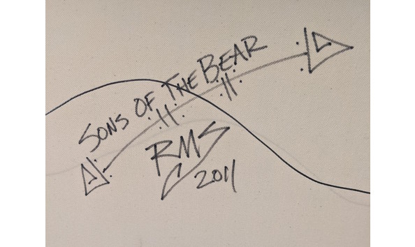 Big image sons of the bear back of painting