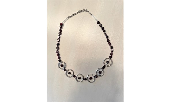 Big image thumbnail israeli silver and garnets