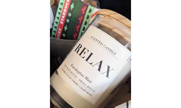 Big image relax candle
